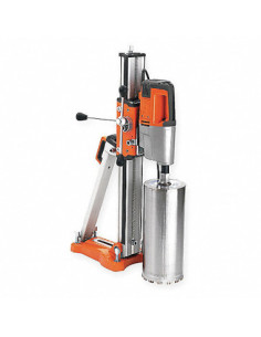 Perforadora de corona con soporte columna