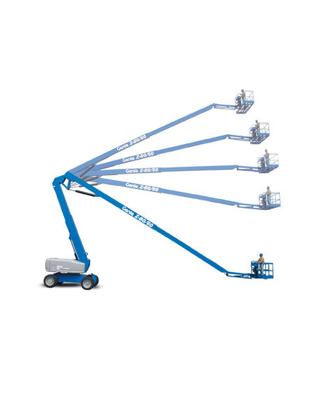 plataforma articulada diesel de 26 metros de altura de trabajo